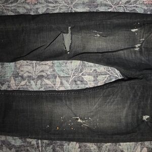 Zara Charcoal Denim Jeans